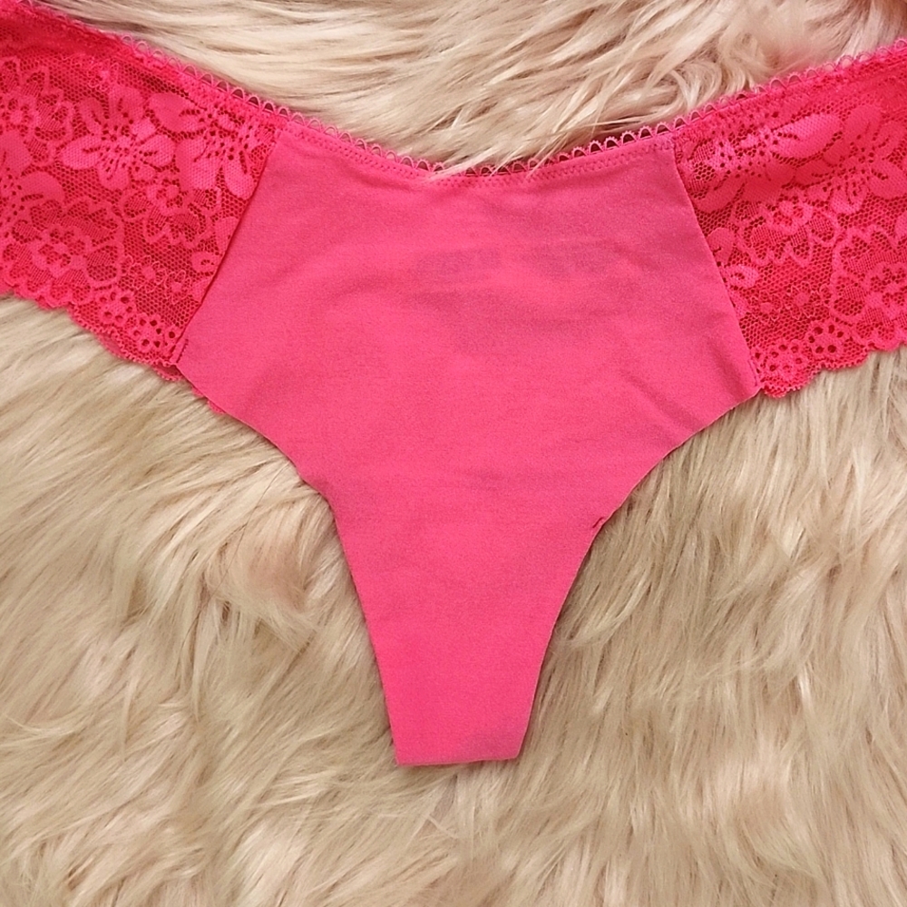 Brand New PINK Victoria's Secret HIGH LEG THONG-S
